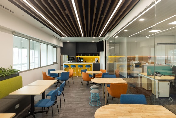 Vibrant Break Area